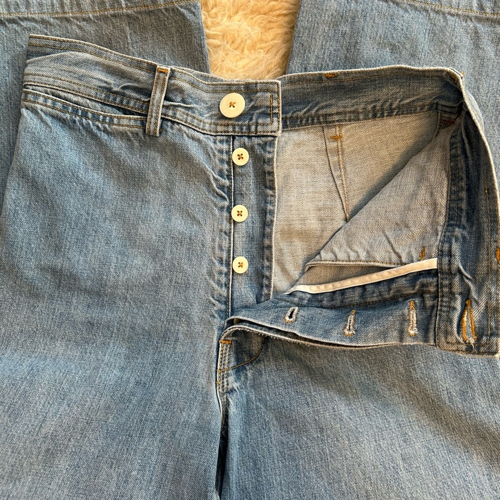 Jesse Kamm sailors size 8. Cowboy blue.